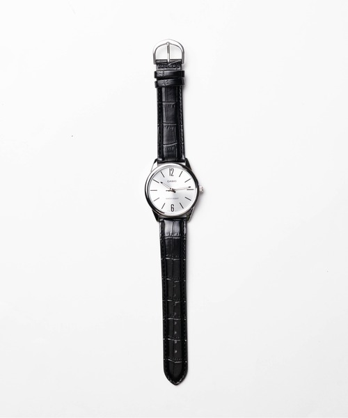 CASIOの時計 CASIO（カシオ） チープカシオ 腕時計 //STANDARD MENS ROUND LETHER