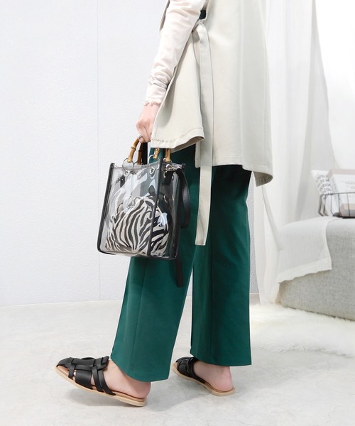 「minia」 フラットサンダル L ブラック レディース_画像6