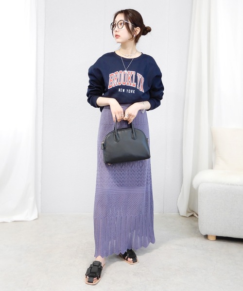 「minia」 フラットサンダル L ブラック レディース_画像8