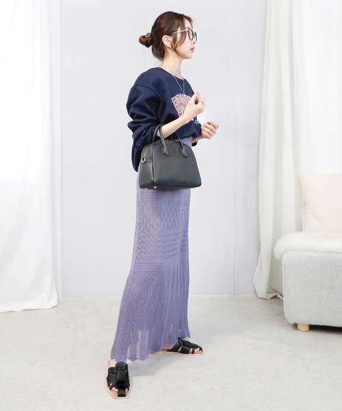 「minia」 フラットサンダル L ブラック レディース_画像9