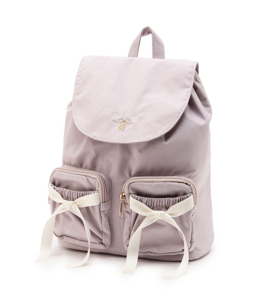 petit main リュック 「バレエ」ポケットリボンリュック キッズ 子供