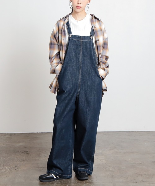 Honeys（ハニーズ） サロペット オーバーオール デニムオーバーオール