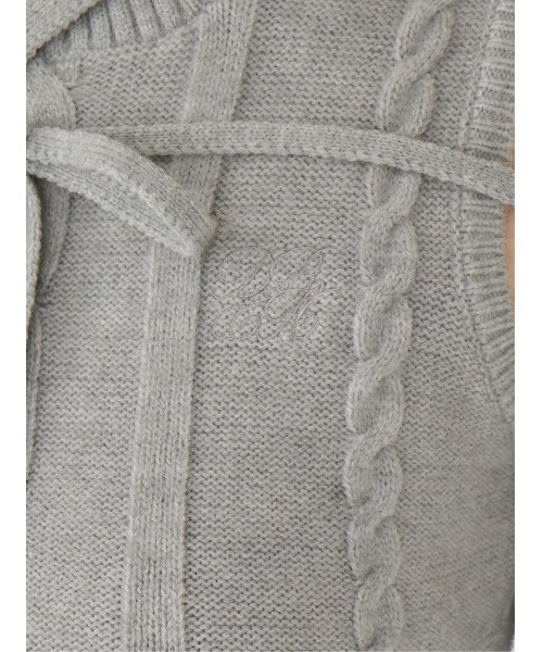 Darich（ダーリッチ） ワンピース デザインネックニットミニワンピース