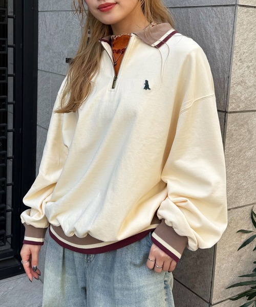 DOUBLE NAME（ダブルネーム） tシャツ 「m:rex」ミニ恐竜ワッペン