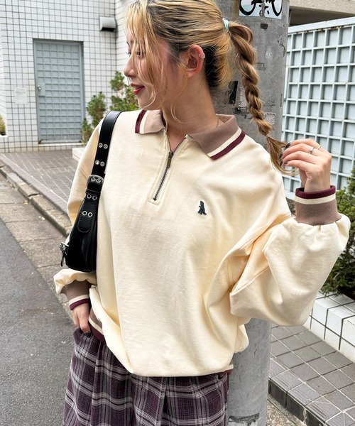 DOUBLE NAME（ダブルネーム） tシャツ 「m:rex」ミニ恐竜ワッペン