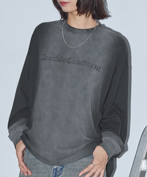 Anchor Smith（アンカー スミス） tシャツ スプレー加工レタリング刺繍