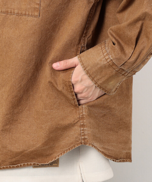 Purple&Yellow（パープルアンドイエロー） シャツ 硫化ツイルブリーチ