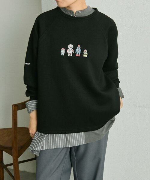 sampo×earコラボ スペーストイスウェット ear PAPILLONNER（イア パピヨネ） tシャツ 「手洗い可」sampo×ear