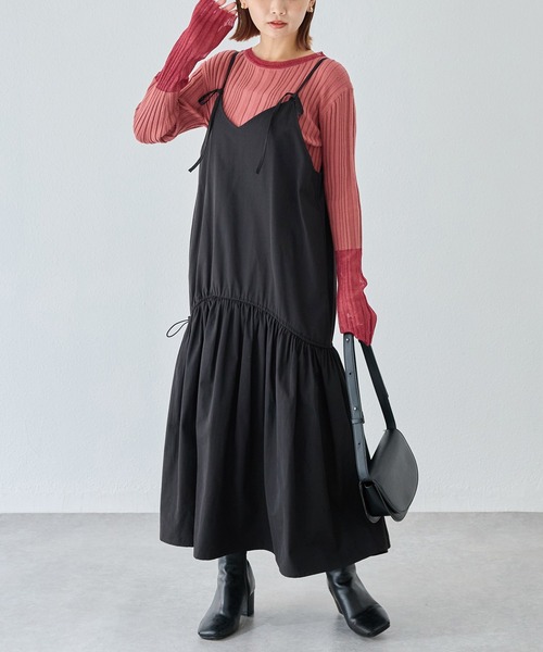 LAVEANGE（ラビアンジェ） ワンピース 「前後2WAY」ドロストキャミ