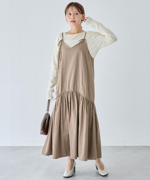 LAVEANGE（ラビアンジェ） ワンピース 「前後2WAY」ドロストキャミ