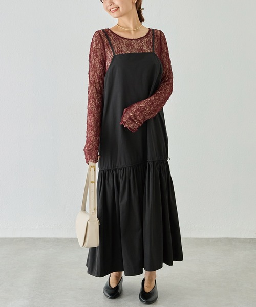 LAVEANGE（ラビアンジェ） ワンピース 「前後2WAY」ドロストキャミ