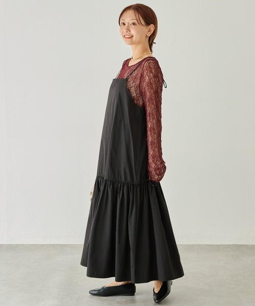 LAVEANGE（ラビアンジェ） ワンピース 「前後2WAY」ドロストキャミ