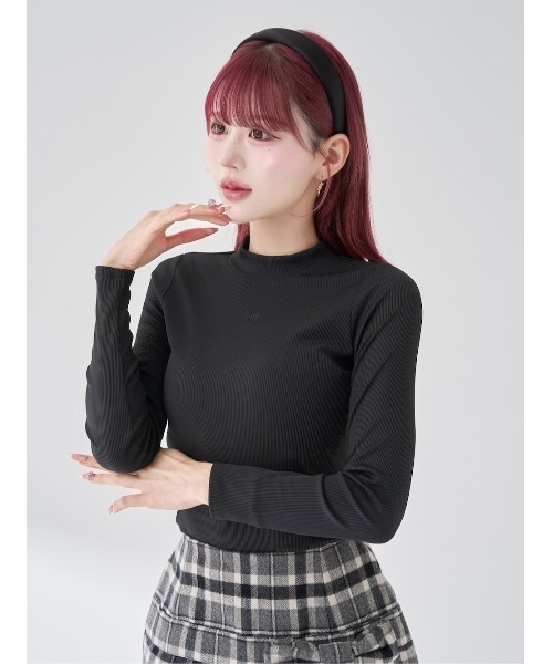 Darich（ダーリッチ） ロゴベーシックリブトップス レディース