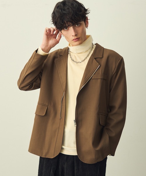 Shoowtime（ショウタイム） ジャケット テーラードジャケット Zip-Up