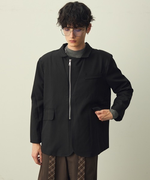 Shoowtime（ショウタイム） ジャケット テーラードジャケット Zip-Up