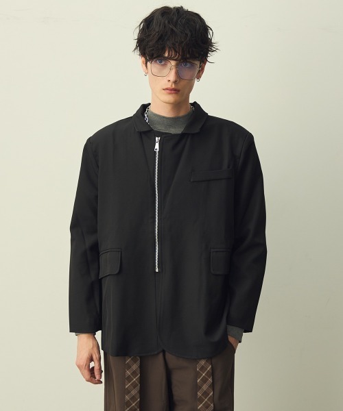 Shoowtime（ショウタイム） ジャケット テーラードジャケット Zip-Up