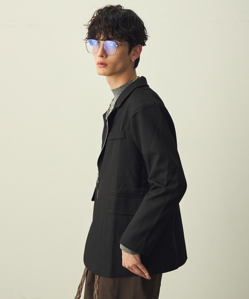 Shoowtime（ショウタイム） ジャケット テーラードジャケット Zip-Up