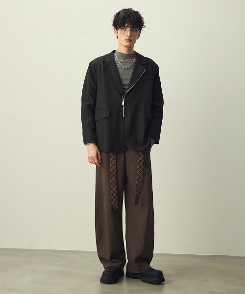 Shoowtime（ショウタイム） ジャケット テーラードジャケット Zip-Up