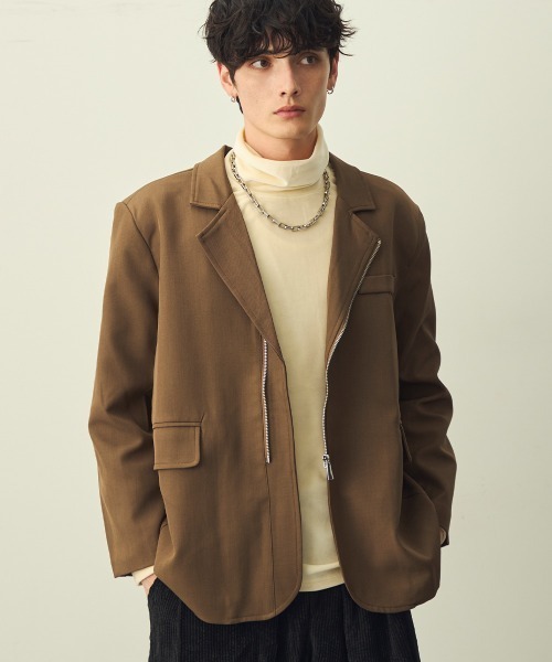 Shoowtime（ショウタイム） ジャケット テーラードジャケット Zip-Up