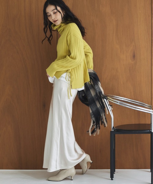 DOUX ARCHIVES（ドゥアルシーヴ） スカート サテンナロースカート