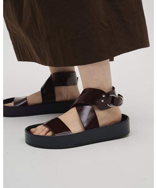 TODAYFUL サンダル Chunky Belt Sandals レディース : ZOZOTOWN Yahoo