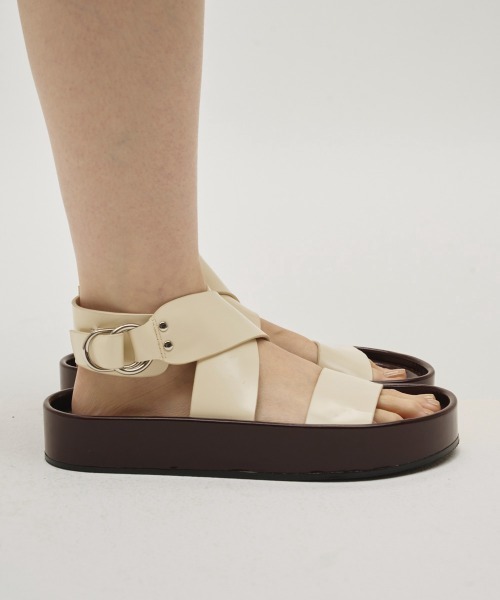 TODAYFUL サンダル Chunky Belt Sandals レディース : ZOZOTOWN Yahoo