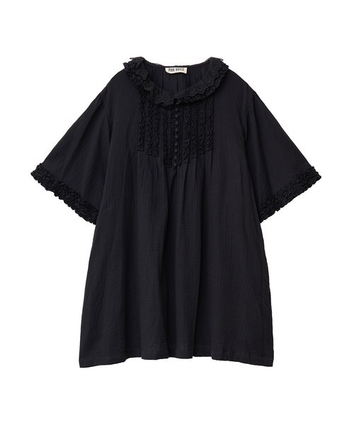 PINK HOUSE（ピンクハウス） 半袖ワンピース フリー キナリ レディース