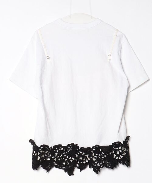 「Sacai」 半袖カットソー 2 ホワイト レディース_画像2