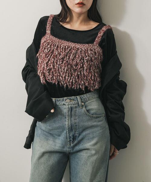 SENSE OF PLACE by URBAN RESEARCH ニット セーター ニットブラ