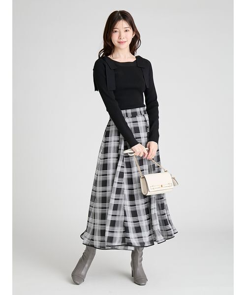 CELFORD（セルフォード） ニット セーター ショルダーリボンニットプル