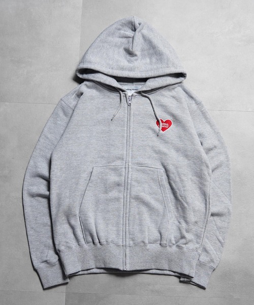 パーカー 「MEMORY」ボーンハート ジップパーカー / Bone Heart Zip Hoodie メンズ レディース | #MEMORY | 12