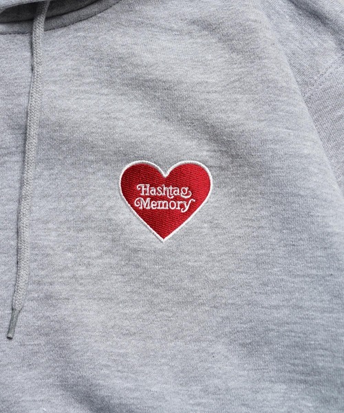 パーカー 「MEMORY」ボーンハート ジップパーカー / Bone Heart Zip Hoodie メンズ レディース | #MEMORY | 22