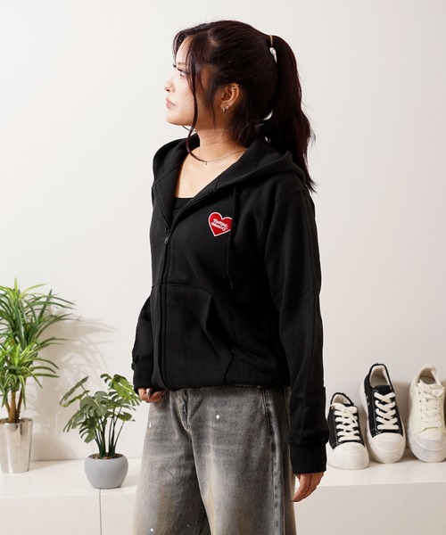 パーカー 「MEMORY」ボーンハート ジップパーカー / Bone Heart Zip Hoodie メンズ レディース | #MEMORY | 08