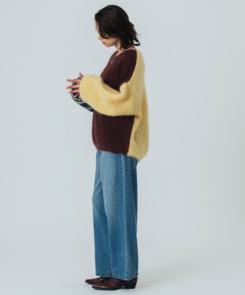 ROSE BUD（ローズバッド） ニット セーター (mici)CHUNKY SWEATER