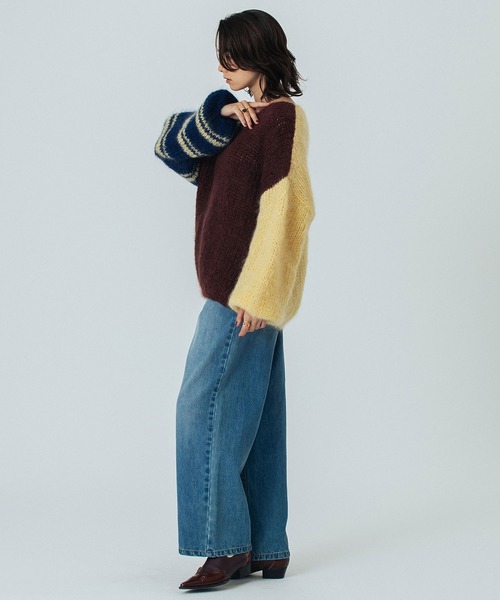 ROSE BUD（ローズバッド） ニット セーター (mici)CHUNKY SWEATER