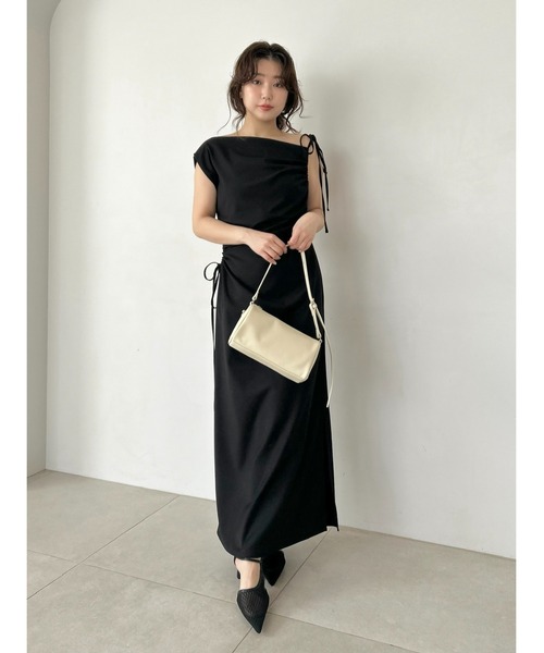 FRAY I.D（フレイ・アイディー） ノースリーブワンピース 0 ブラック