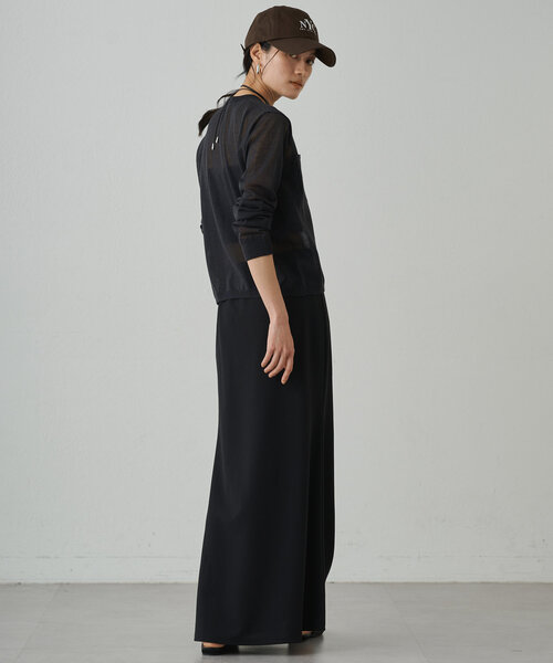 「LOUNGEDRESS」 半袖ニット FREE ベージュ レディース_画像5