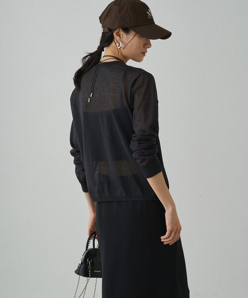 「LOUNGEDRESS」 半袖ニット FREE ベージュ レディース_画像9