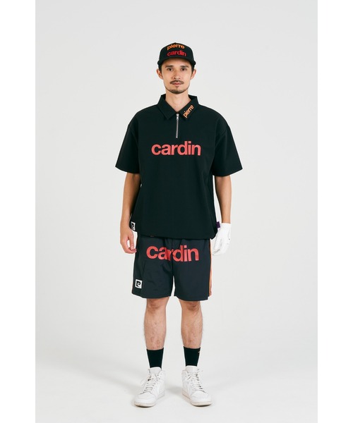 ポロシャツ pierre cardin golf logodesignshort sleeve zippolo