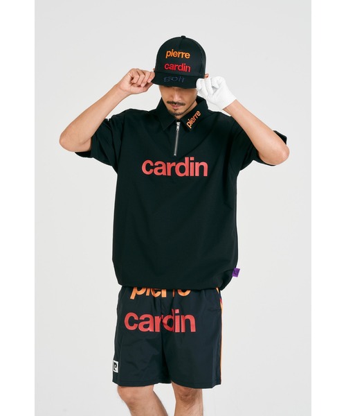 新品 ピエールカルダンゴルフ ハーフジップ ポロシャツ ポロシャツ pierre cardin golf logodesignshort sleeve zippolo