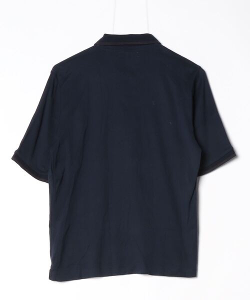「District UNITED ARROWS」 半袖ポロシャツ SMALL ネイビー メンズ_画像2