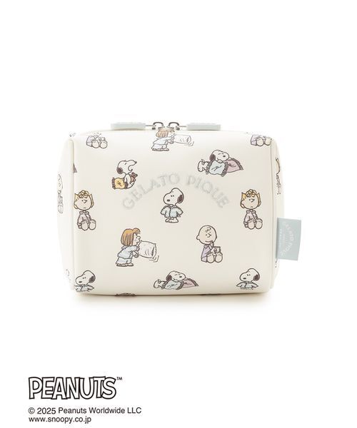 nap time 総柄ポーチ gelato pique（ジェラートピケ） ポーチ 「PEANUTS」オリジナルアート