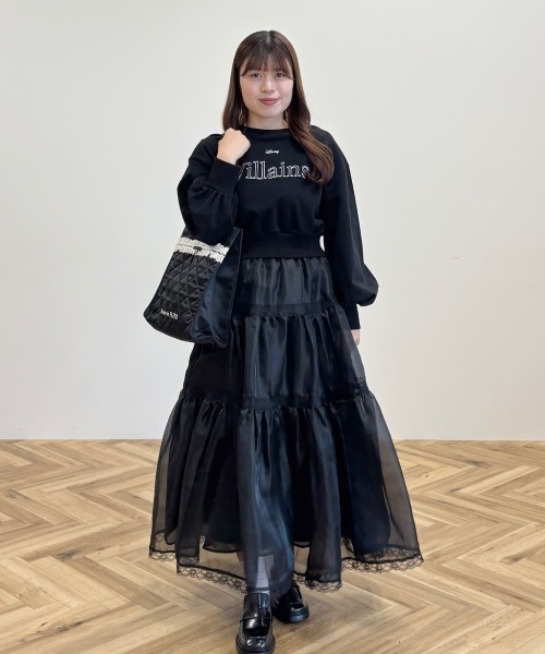 Maison de FLEUR（メゾンドフルール） トートバッグ コットンフリル