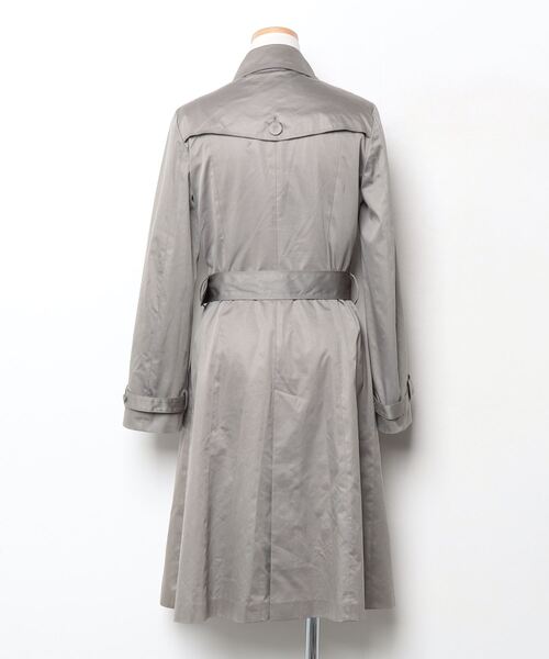 「MICHEL KLEIN」 トレンチコート 38 グリーン レディース_画像2