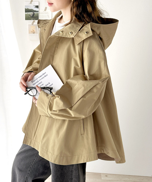 「classicalelf」 マウンテンパーカー MEDIUM アイボリー レディース_画像2