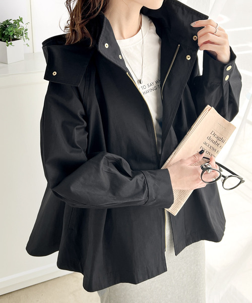 「classicalelf」 マウンテンパーカー MEDIUM アイボリー レディース_画像3