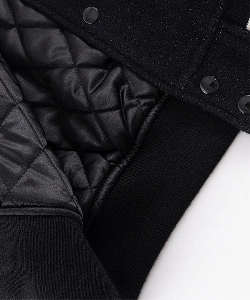 WOKE EDGE（ウォークエッジ） スタジャン Varsity Jacket メンズ