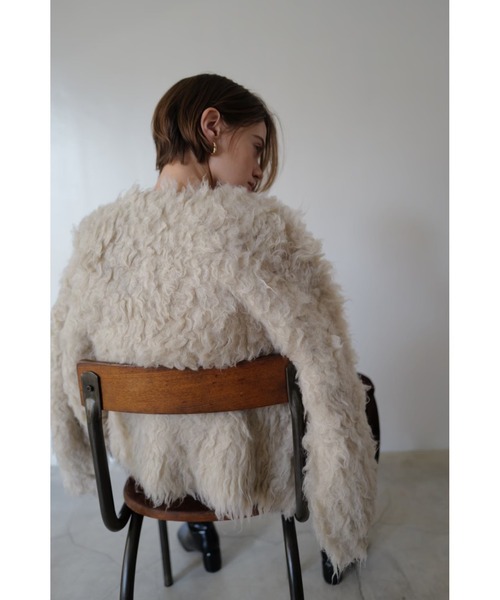TRUNC カーディガン Fluffy Ribbon Cardigan / フラッフィーリボン