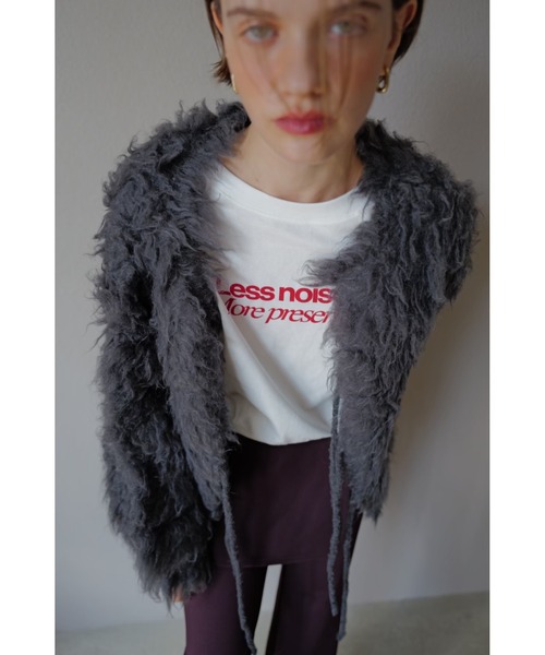 TRUNC カーディガン Fluffy Ribbon Cardigan / フラッフィーリボン