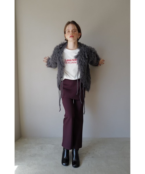 TRUNC カーディガン Fluffy Ribbon Cardigan / フラッフィーリボン
